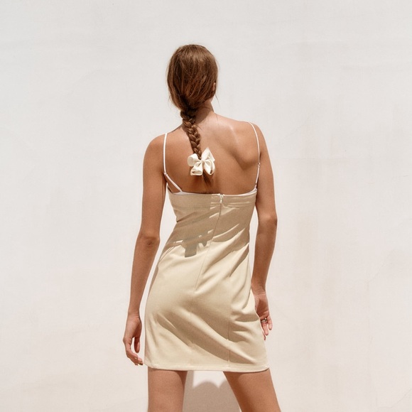 ZARA COMBINATION SHORT DRESS - Picture 5 of 9